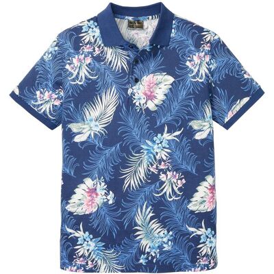 bonprix Jersey Poloshirt aus reiner Bio-Baumwolle, Kurzarm - blau - Herren - Size: 68/70 (4XL) bonprix Jersey Poloshirt aus reiner Bio-Baumwolle, Kurzarm - blau - Herren - Size: 68/70 (4XL)