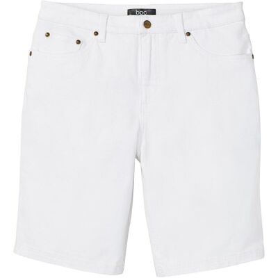 bonprix Stretch-Bermuda in Classic-Fit - weiß - Herren - Size: 64 bonprix Stretch-Bermuda in Classic-Fit - weiß - Herren - Size: 64