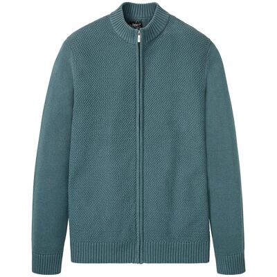 bonprix Feinstrickjacke aus reiner Baumwolle - grün - Herren - Size: 60/62 (XXL) bonprix Feinstrickjacke aus reiner Baumwolle - grün - Herren - Size: 60/62 (XXL)