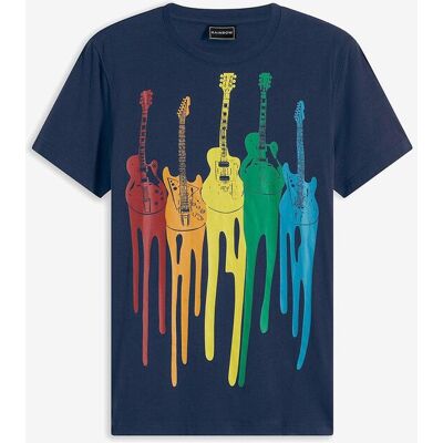 bonprix T-Shirt aus reiner Baumwolle, Slim Fit - blau - Herren - Size: 52/54 (L) bonprix T-Shirt aus reiner Baumwolle, Slim Fit - blau - Herren - Size: 52/54 (L)