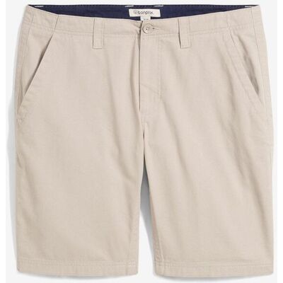 bonprix Chino-Bermuda aus reiner Baumwolle in Regular-Fit - grau - Herren - Size: 54 bonprix Chino-Bermuda aus reiner Baumwolle in Regular-Fit - grau - Herren - Size: 54