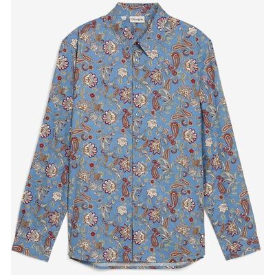bonprix Business-Hemd aus Baumwolle in Slim Fit - blau - Herren - Size: 47/48 (3XL) bonprix Business-Hemd aus Baumwolle in Slim Fit - blau - Herren - Size: 47/48 (3XL)
