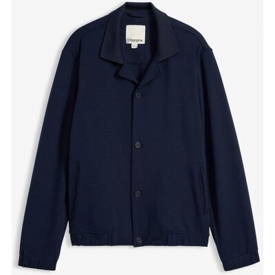 bonprix Anzug-Blouson aus bequemen Punto di Roma - blau - Herren - Size: 52/54 (L) bonprix Anzug-Blouson aus bequemen Punto di Roma - blau - Herren - Size: 52/54 (L)