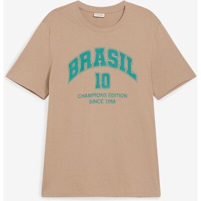 bonprix Brasilien T-Shirt aus reiner Baumwolle - braun - Herren - Size: 56/58 (XL) bonprix Brasilien T-Shirt aus reiner Baumwolle - braun - Herren - Size: 56/58 (XL)