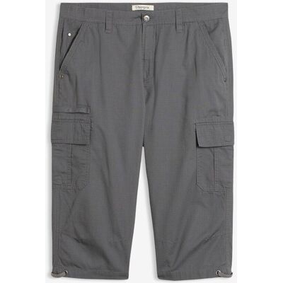 bonprix Cargo-Long-Bermuda aus reiner Baumwolle in Regular-Fit - grau - Herren - Size: 66 bonprix Cargo-Long-Bermuda aus reiner Baumwolle in Regular-Fit - grau - Herren - Size: 66