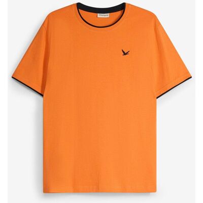 bonprix T-Shirt aus reiner Bio-Baumwolle - orange - Herren - Size: 52/54 (L) bonprix T-Shirt aus reiner Bio-Baumwolle - orange - Herren - Size: 52/54 (L)