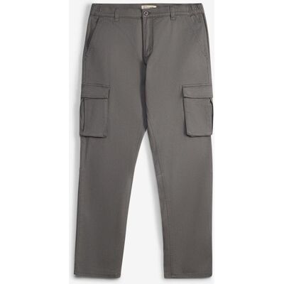 bonprix Classic Fit Stretch-Cargohose mit Dehnbund, Straight - grau - Herren - Size: 58 bonprix Classic Fit Stretch-Cargohose mit Dehnbund, Straight - grau - Herren - Size: 58