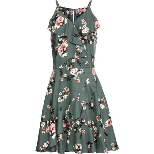 bonprix Trägerkleid aus reiner Viskose - grün - Damen - Size: 44