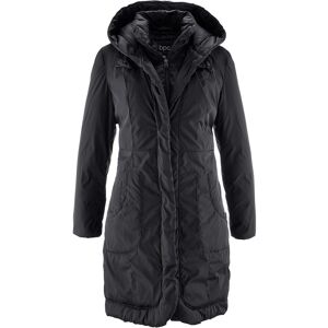 bonprix leicht wattierter Kurzmantel mit Kapuze - schwarz - Damen - Size: 54 bonprix leicht wattierter Kurzmantel mit Kapuze - schwarz - Damen - Size: 54
