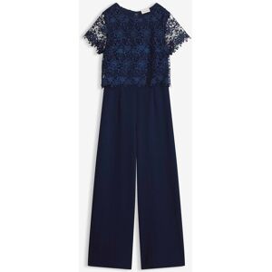 bonprix Jumpsuit aus softem Scuba mit Spitze - blau - Damen - Size: 36 bonprix Jumpsuit aus softem Scuba mit Spitze - blau - Damen - Size: 36