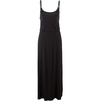 bonprix Maxikleid, tailliert aus fließendem Viskose Mix - schwarz - Damen - Size: 48/50 (XL) bonprix Maxikleid, tailliert aus fließendem Viskose Mix - schwarz - Damen - Size: 48/50 (XL)