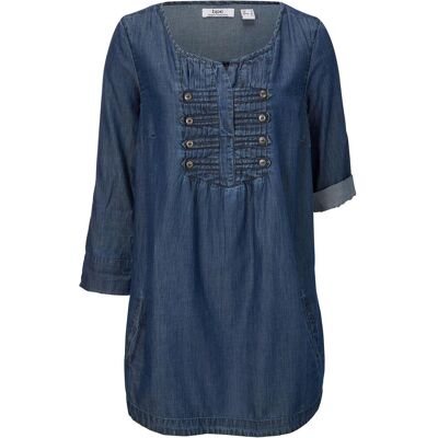 bonprix Halbarm-Bluse - blau - Damen - Size: 40 bonprix Halbarm-Bluse - blau - Damen - Size: 40