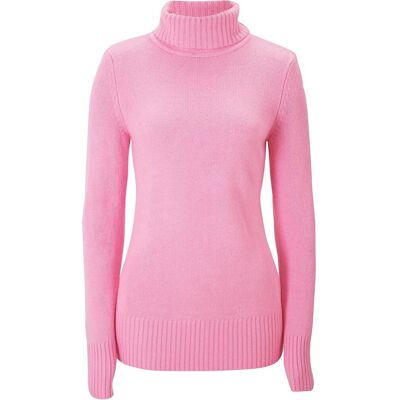 bonprix Basic Rollkragenpullover - rosa - Damen - Size: 36/38 (S) bonprix Basic Rollkragenpullover - rosa - Damen - Size: 36/38 (S)