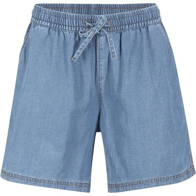 bonprix Leichte Denim Shorts mit Leinen - blau - Damen - Size: 54 bonprix Leichte Denim Shorts mit Leinen - blau - Damen - Size: 54
