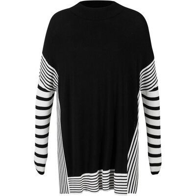 bonprix Longpullover - schwarz - Damen - Size: 40/42 (M) bonprix Longpullover - schwarz - Damen - Size: 40/42 (M)