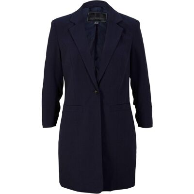 bonprix Long-Blazer - blau - Damen - Size: 36 bonprix Long-Blazer - blau - Damen - Size: 36