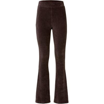 bonprix Ausgestellte Leggings in Cordoptik - braun - Damen - Size: 32/34 (XS) bonprix Ausgestellte Leggings in Cordoptik - braun - Damen - Size: 32/34 (XS)