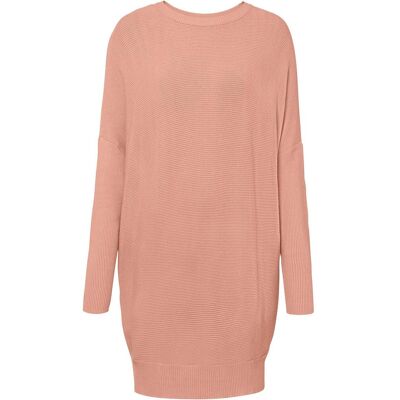 bonprix Long-Pullover aus Viskose-Mix - rosa - Damen - Size: 52/54 (XXL) bonprix Long-Pullover aus Viskose-Mix - rosa - Damen - Size: 52/54 (XXL)