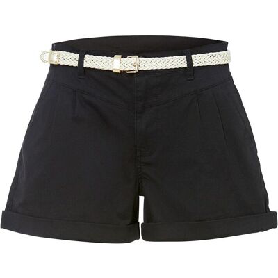 bonprix Shorts aus Baumwolle - schwarz - Damen - Size: 38 bonprix Shorts aus Baumwolle - schwarz - Damen - Size: 38