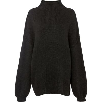 bonprix Grobstrick-Pullover - schwarz - Damen - Size: 52/54 (XXL) bonprix Grobstrick-Pullover - schwarz - Damen - Size: 52/54 (XXL)