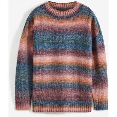 bonprix Pullover mit Farbverlauf und Wollanteil - rosa - Damen - Size: 36/38 (S) bonprix Pullover mit Farbverlauf und Wollanteil - rosa - Damen - Size: 36/38 (S)
