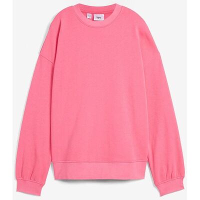 bonprix Oversize-Sweatshirt aus reiner Baumwolle - pink - Damen - Size: 48/50 (XL) bonprix Oversize-Sweatshirt aus reiner Baumwolle - pink - Damen - Size: 48/50 (XL)