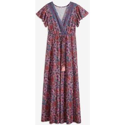 bonprix Bedrucktes Jersey-Maxikleid - rosa - Damen - Size: 52/54 (XXL) bonprix Bedrucktes Jersey-Maxikleid - rosa - Damen - Size: 52/54 (XXL)
