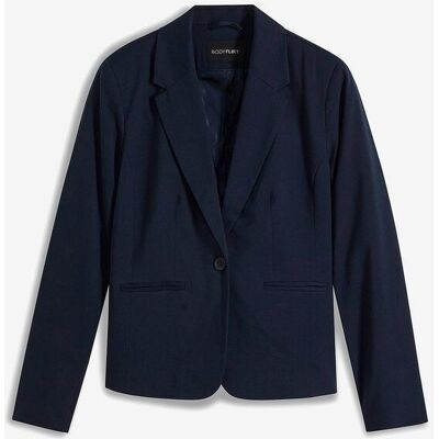 bonprix Blazer mit Paspeltaschen - blau - Damen - Size: 46 bonprix Blazer mit Paspeltaschen - blau - Damen - Size: 46