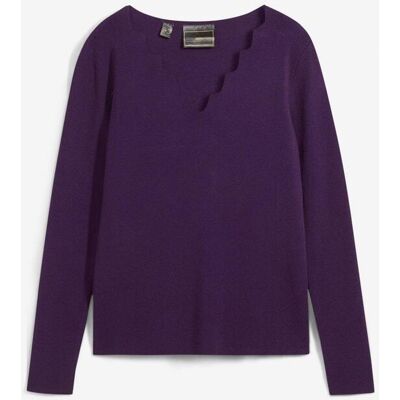 bonprix Feinstrickpullover aus weichem Viskose-Mix - lila - Damen - Size: 44/46 (L) bonprix Feinstrickpullover aus weichem Viskose-Mix - lila - Damen - Size: 44/46 (L)