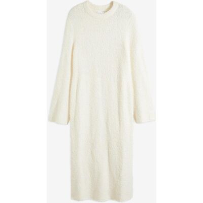 bonprix Strickkleid aus Bouclé - weiß - Damen - Size: 40/42 (M) bonprix Strickkleid aus Bouclé - weiß - Damen - Size: 40/42 (M)