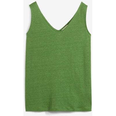 bonprix Tanktop aus reinem Leinen - grün - Damen - Size: 36/38 (S) bonprix Tanktop aus reinem Leinen - grün - Damen - Size: 36/38 (S)