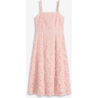 bonprix Spitzenkleid mit dekorierten Trägern - rosa - Damen - Size: 42 bonprix Spitzenkleid mit dekorierten Trägern - rosa - Damen - Size: 42