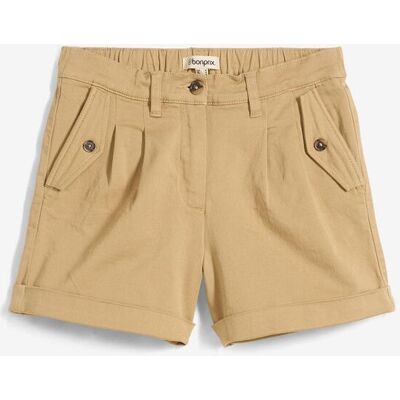 bonprix Twill-Shorts mit hohem Bund - beige - Damen - Size: 50 bonprix Twill-Shorts mit hohem Bund - beige - Damen - Size: 50