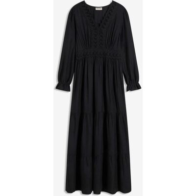 bonprix Maxikleid aus reiner Viskose - schwarz - Damen - Size: 54 bonprix Maxikleid aus reiner Viskose - schwarz - Damen - Size: 54