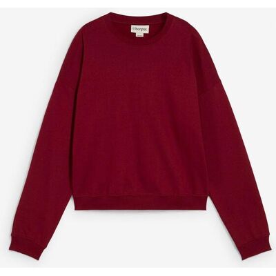 bonprix Kurzes Sweatshirt aus reiner Bio-Baumwolle - rot - Damen - Size: 40/42 (M) bonprix Kurzes Sweatshirt aus reiner Bio-Baumwolle - rot - Damen - Size: 40/42 (M)