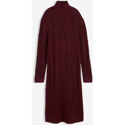 bonprix Strickkleid aus Zopfstrick - rot - Damen - Size: 40/42 (M) bonprix Strickkleid aus Zopfstrick - rot - Damen - Size: 40/42 (M)