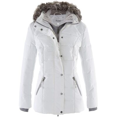 bonprix Winterjacke in 2-in1 Optik - weiß - Damen - Size: 42 bonprix Winterjacke in 2-in1 Optik - weiß - Damen - Size: 42