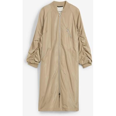 bonprix Blouson-Mantel mit Strickkragen - grün - Damen - Size: 46 bonprix Blouson-Mantel mit Strickkragen - grün - Damen - Size: 46