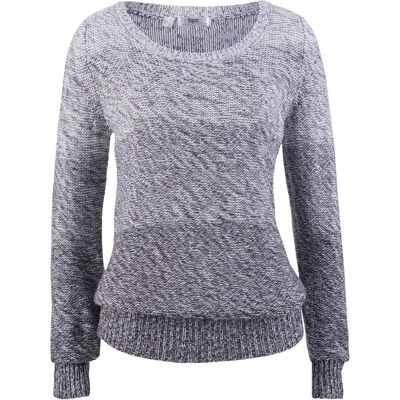 bonprix Grobstrick-Pullover mit Farbverlauf - grau - Damen - Size: 40/42 (M) bonprix Grobstrick-Pullover mit Farbverlauf - grau - Damen - Size: 40/42 (M)