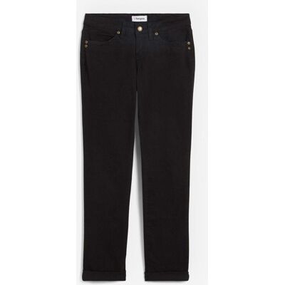 bonprix Straight Jeans High Waist, Stretch - schwarz - Damen - Size: 40 bonprix Straight Jeans High Waist, Stretch - schwarz - Damen - Size: 40