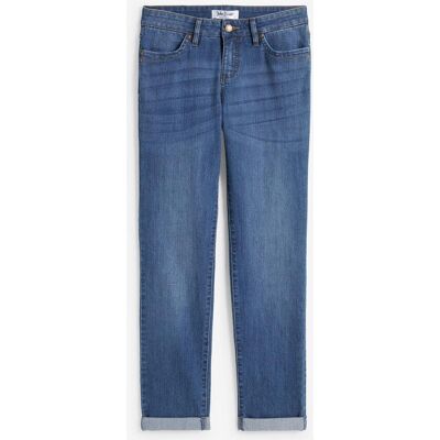 bonprix Straight Jeans High Waist, Stretch - blau - Damen - Size: 38 bonprix Straight Jeans High Waist, Stretch - blau - Damen - Size: 38