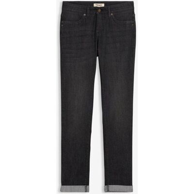 bonprix Straight Jeans High Waist, Stretch - schwarz - Damen - Size: 34 bonprix Straight Jeans High Waist, Stretch - schwarz - Damen - Size: 34
