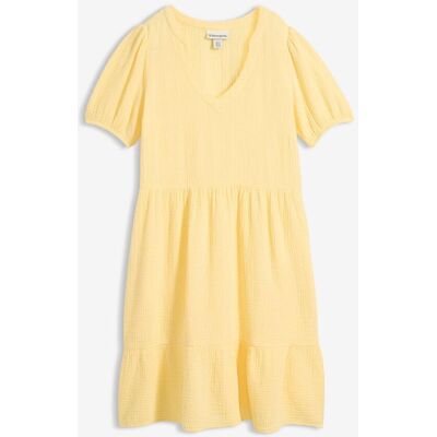 bonprix Oversized-Kleid aus Baumwoll-Musselin - gelb - Damen - Size: 54 bonprix Oversized-Kleid aus Baumwoll-Musselin - gelb - Damen - Size: 54