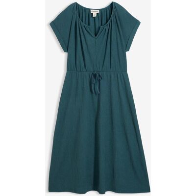 bonprix Jersey Kleid aus fließendem Viskose-Mix - petrol - Damen - Size: 48/50 (XL) bonprix Jersey Kleid aus fließendem Viskose-Mix - petrol - Damen - Size: 48/50 (XL)