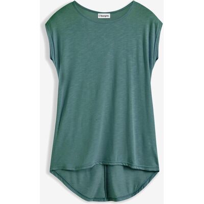 bonprix Longshirt aus Viskose-Mischung - grün - Damen - Size: 40/42 (M) bonprix Longshirt aus Viskose-Mischung - grün - Damen - Size: 40/42 (M)