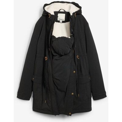 bonprix 3-in-1 kuschelig gefütterte Umstands- und Tragejacke - schwarz - Damen - Size: 38 bonprix 3-in-1 kuschelig gefütterte Umstands- und Tragejacke - schwarz - Damen - Size: 38