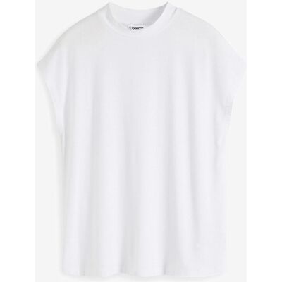 bonprix T-Shirt aus softer Viskose - weiß - Damen - Size: 52/54 (XXL) bonprix T-Shirt aus softer Viskose - weiß - Damen - Size: 52/54 (XXL)