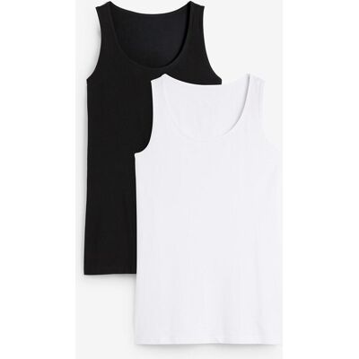 bonprix Tanktop (2erPack) - schwarz - Damen - Size: 32/34 (XS) bonprix Tanktop (2erPack) - schwarz - Damen - Size: 32/34 (XS)