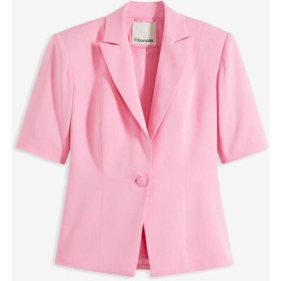 bonprix Blazer mit Sandhourglass-Passform - rosa - Damen - Size: 36 bonprix Blazer mit Sandhourglass-Passform - rosa - Damen - Size: 36