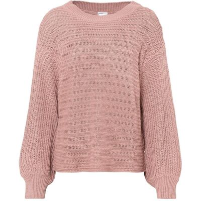 bonprix Oversize Lochstrick-Pullover - rosa - Damen - Size: 40/42 (M) bonprix Oversize Lochstrick-Pullover - rosa - Damen - Size: 40/42 (M)